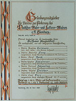 Gr&uuml;ndungsmitglieder des Vereins