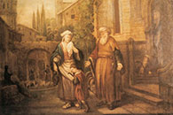 Meisterst&uuml;ck des Johann Jacob Buchholtz - Die Versto&szlig;ung der Hagar - 1787